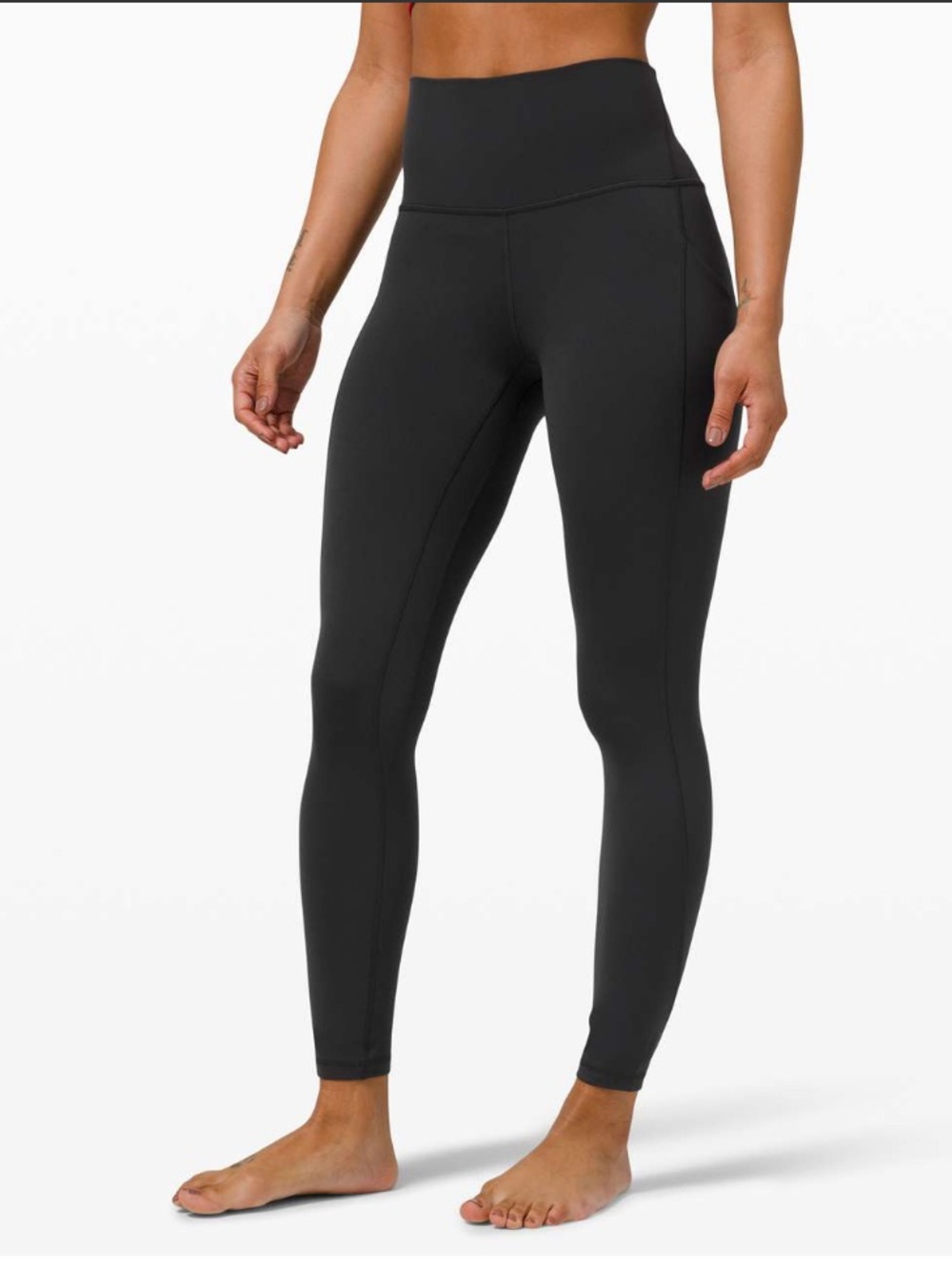 Lululemon Align High-Rise Legging 25" pockets black size 4 Align Tank size 6 GUC - Picture 15 of 16